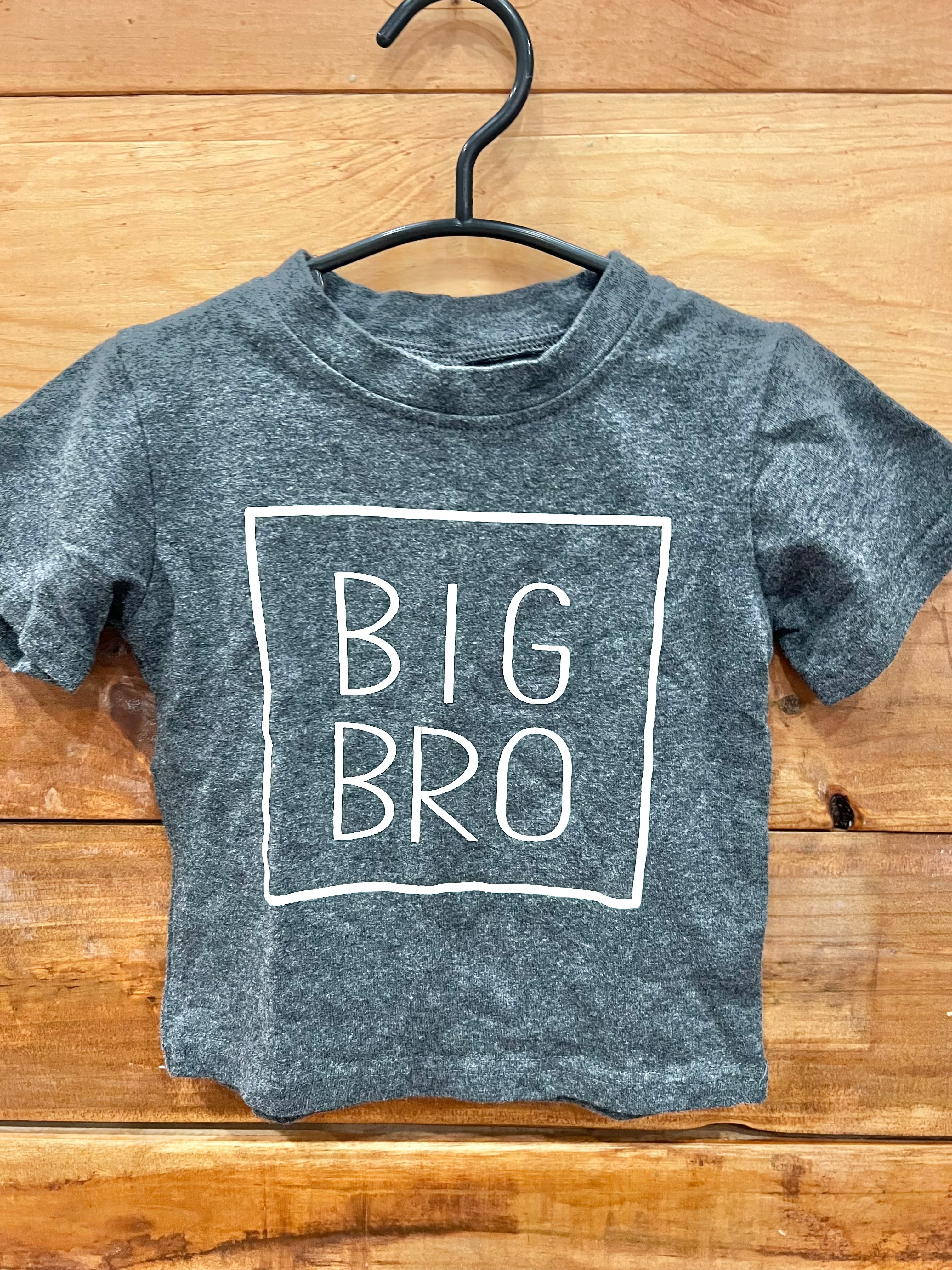Big Bro Gray Shirt Size 12M