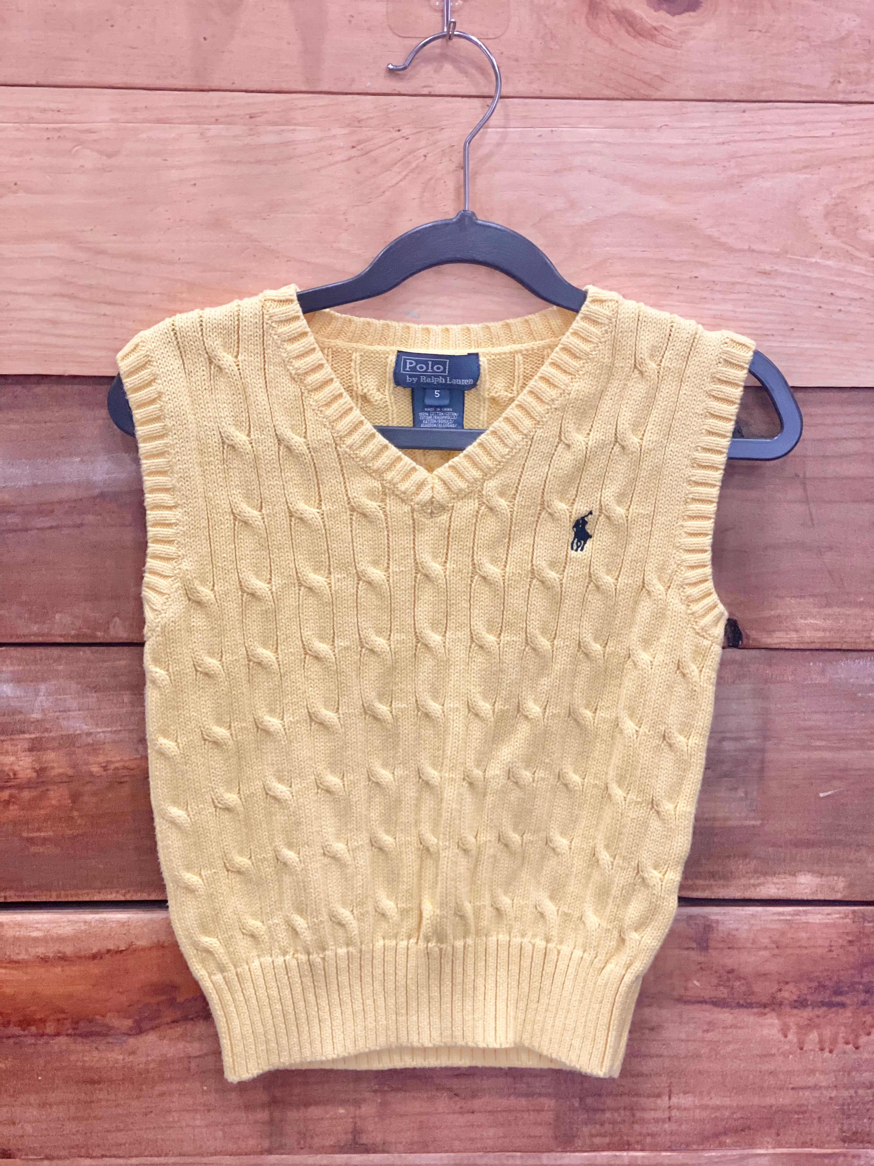 Ralph Lauren Yellow Vest Size 5 – Three Little Peas Children's Resale &  Upscale Boutique