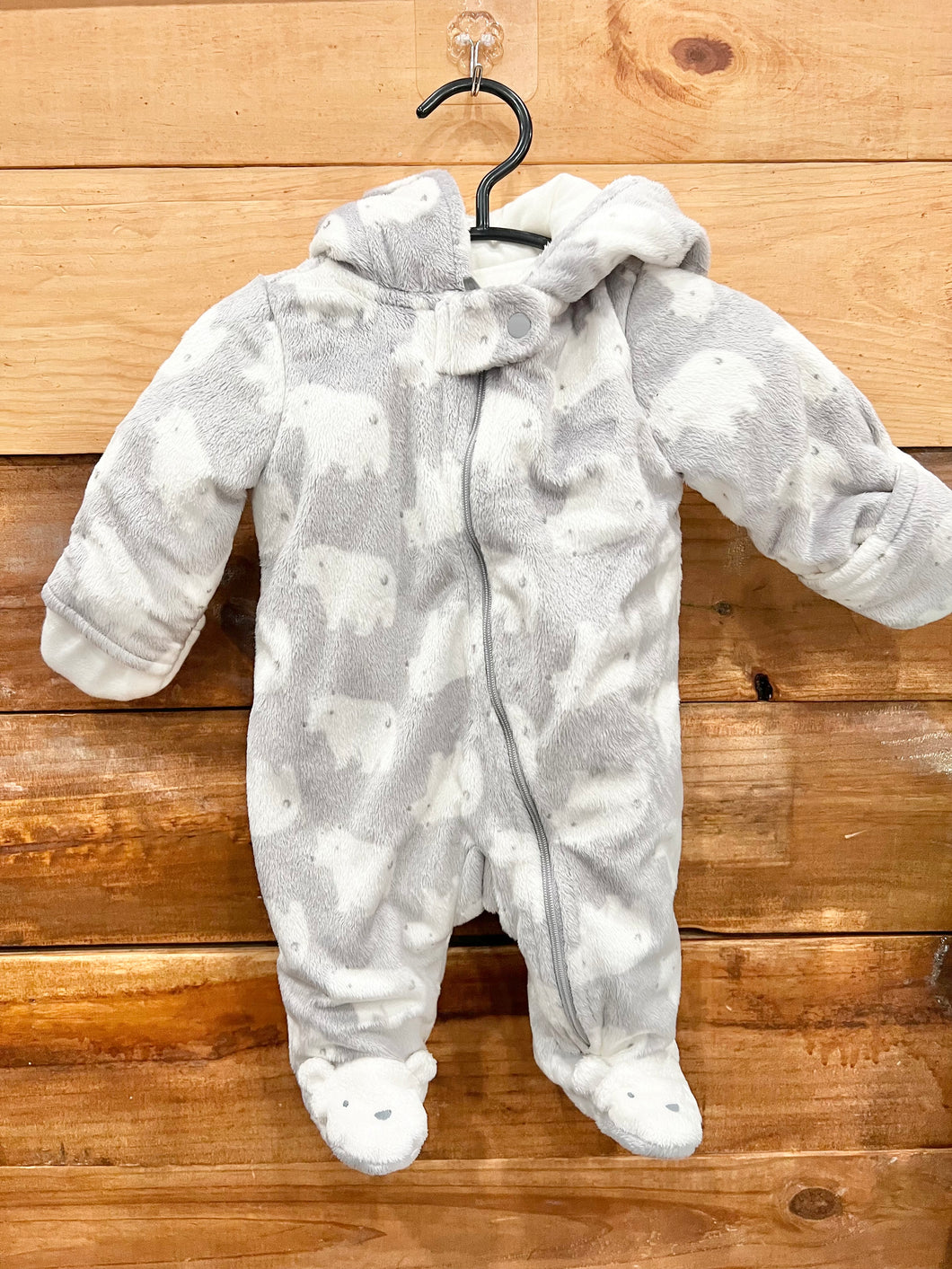 Carters Polar Bear Bunting Suit Size Newborn