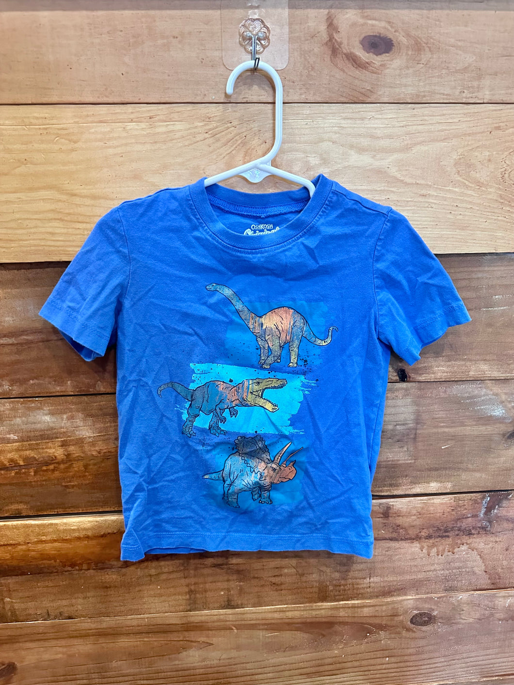 Osh Kosh Blue Dino Shirt Size 4T