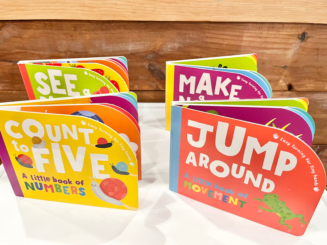 Sounds, Colors, Movement, Numbers Book Set