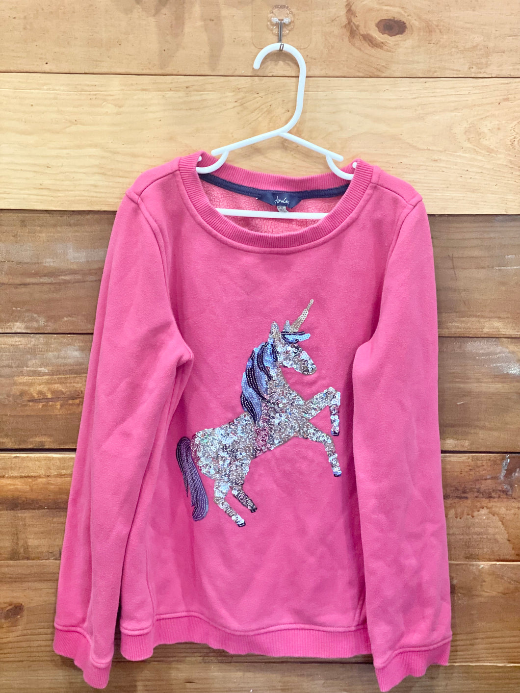 Joules Pink Unicorn Sweater Size 11-12Y