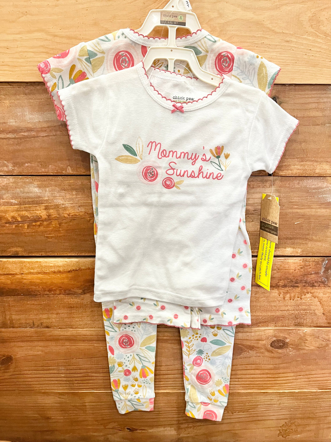 Chick Pea Mommy's Sunshine Pajamas Size 3T