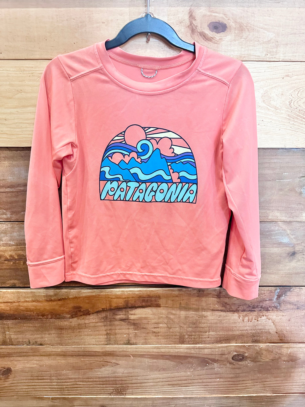 Patagonia Orange Shirt Size 5T
