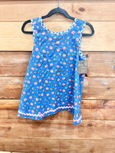 Load image into Gallery viewer, Matilda Jane Blue Flower Top Size 8
