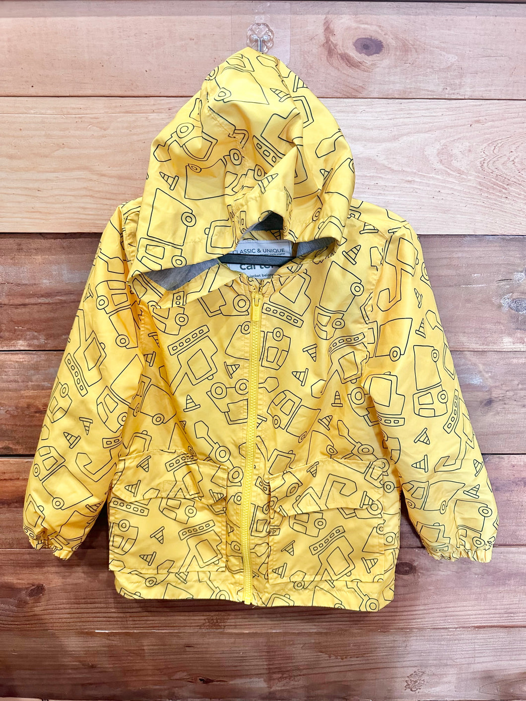Carters Yellow Construction Coat Size 5-6