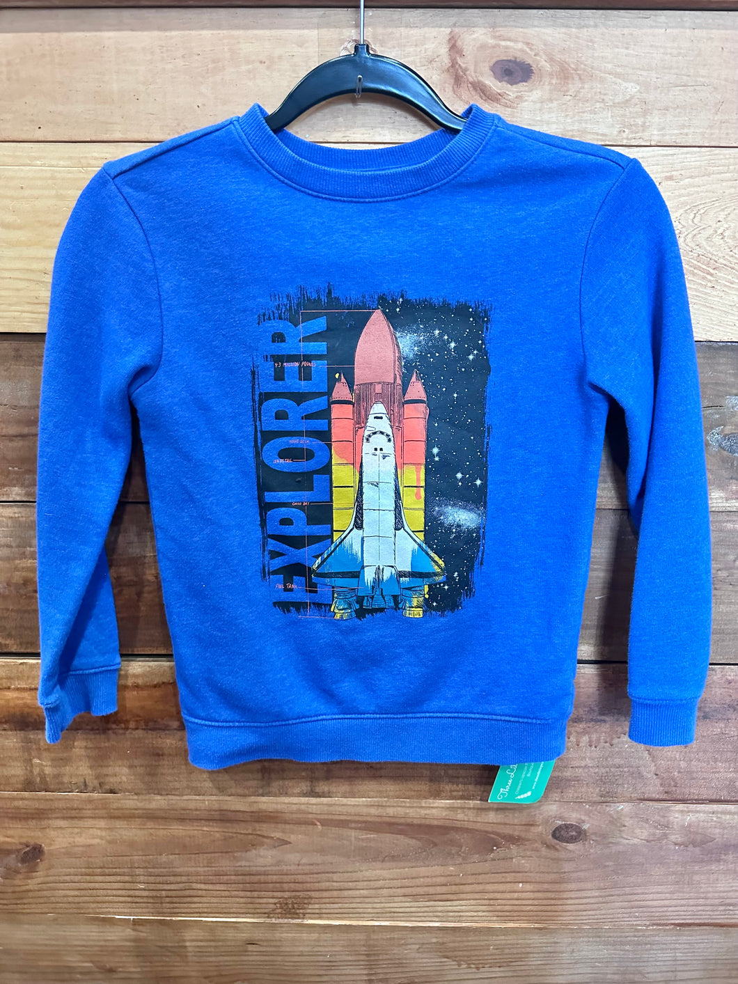 Cat & Jack Space Rocket Sweater Size 6-7
