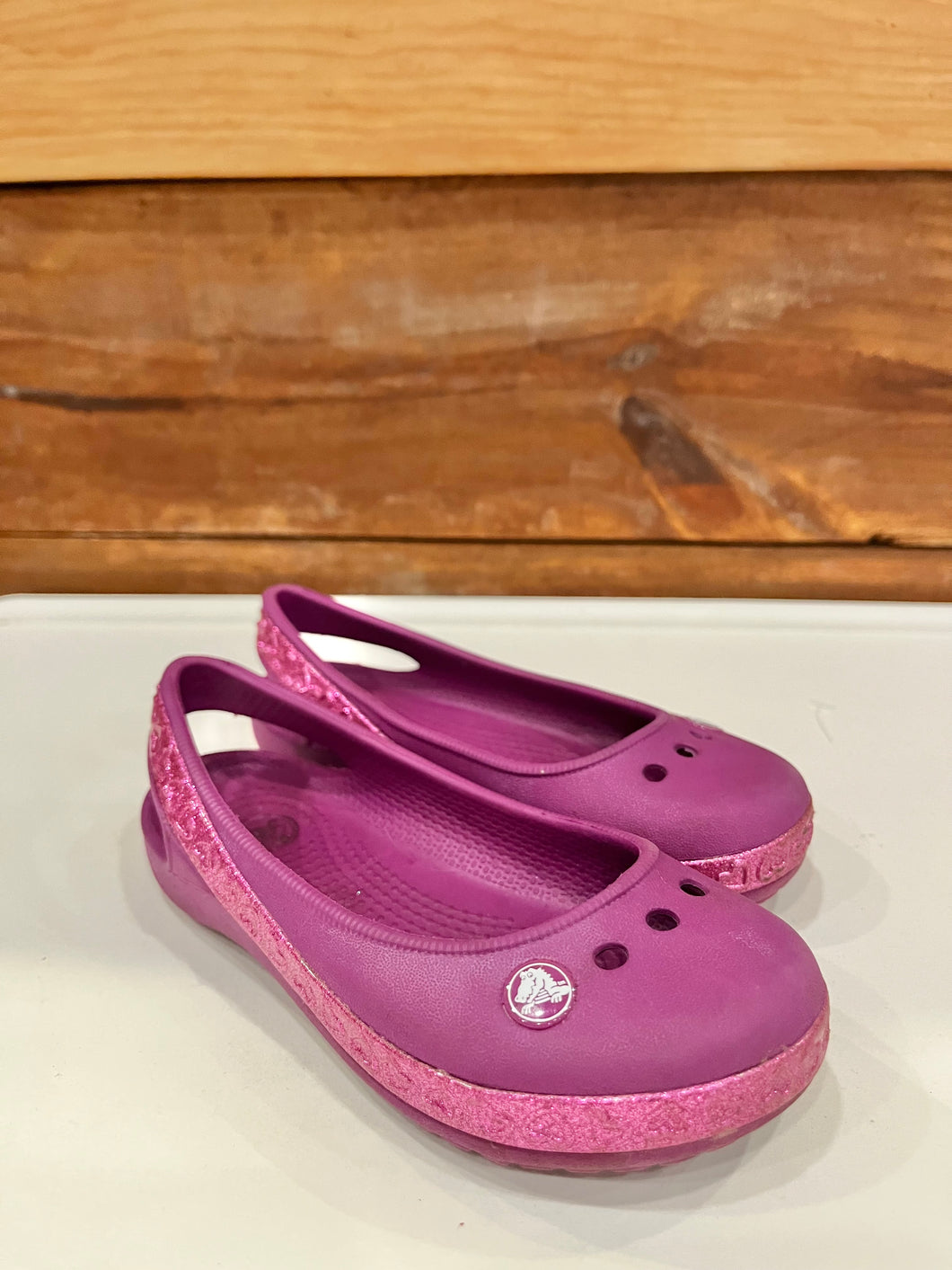 Crocs Purple Shoes Size C9