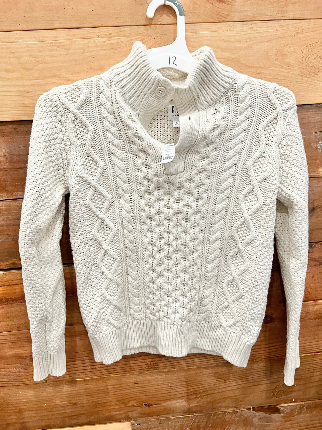 Gap Cream Knit Sweater Size 12