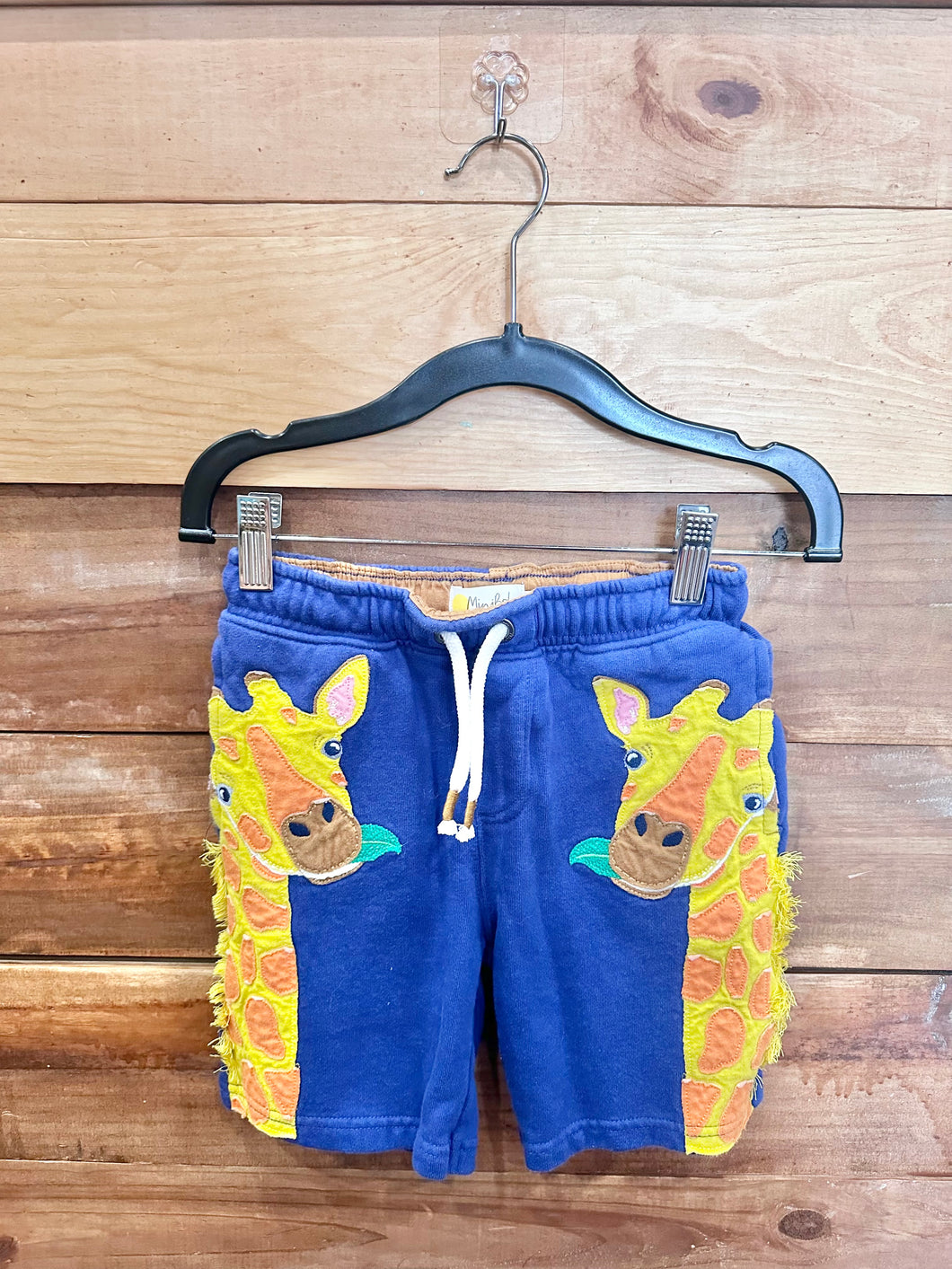 Mini Boden Giraffe Shorts Size 6Y