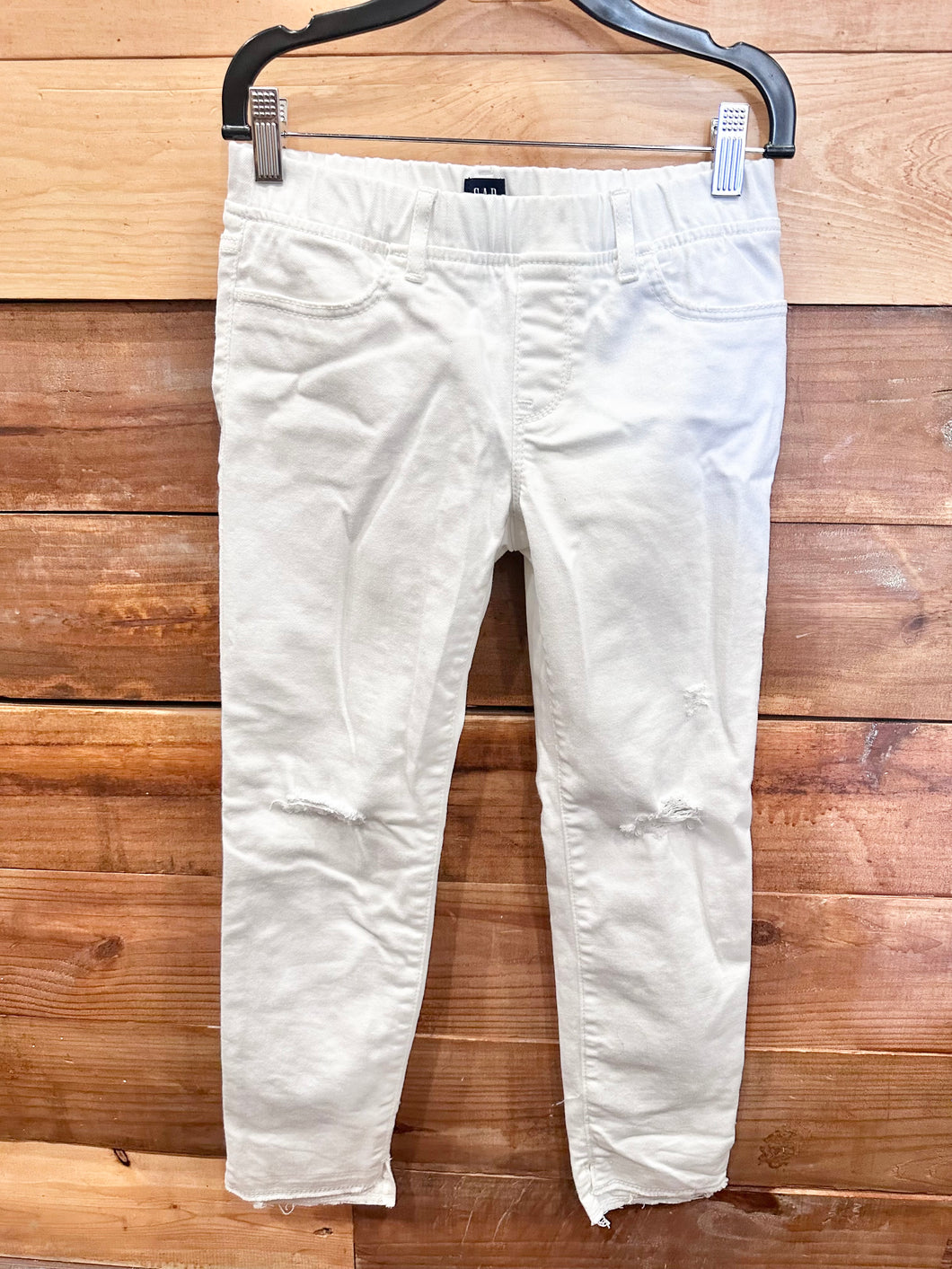 Gap White Distressed Jeans Size 12