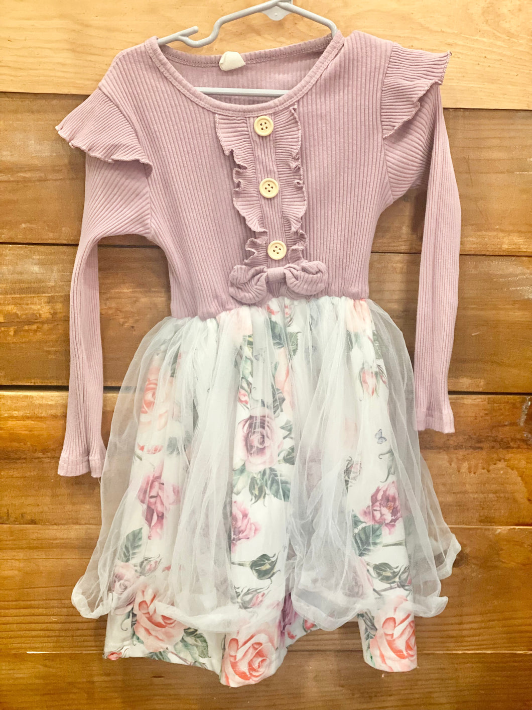 Purple Flower Dress Size 5