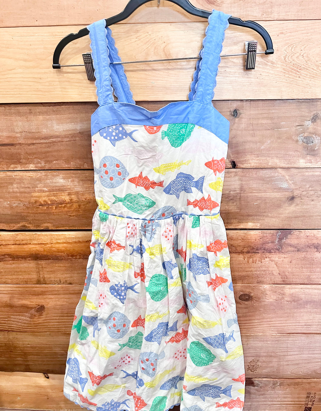 Mini Boden Fish Dress Size 11-12Y