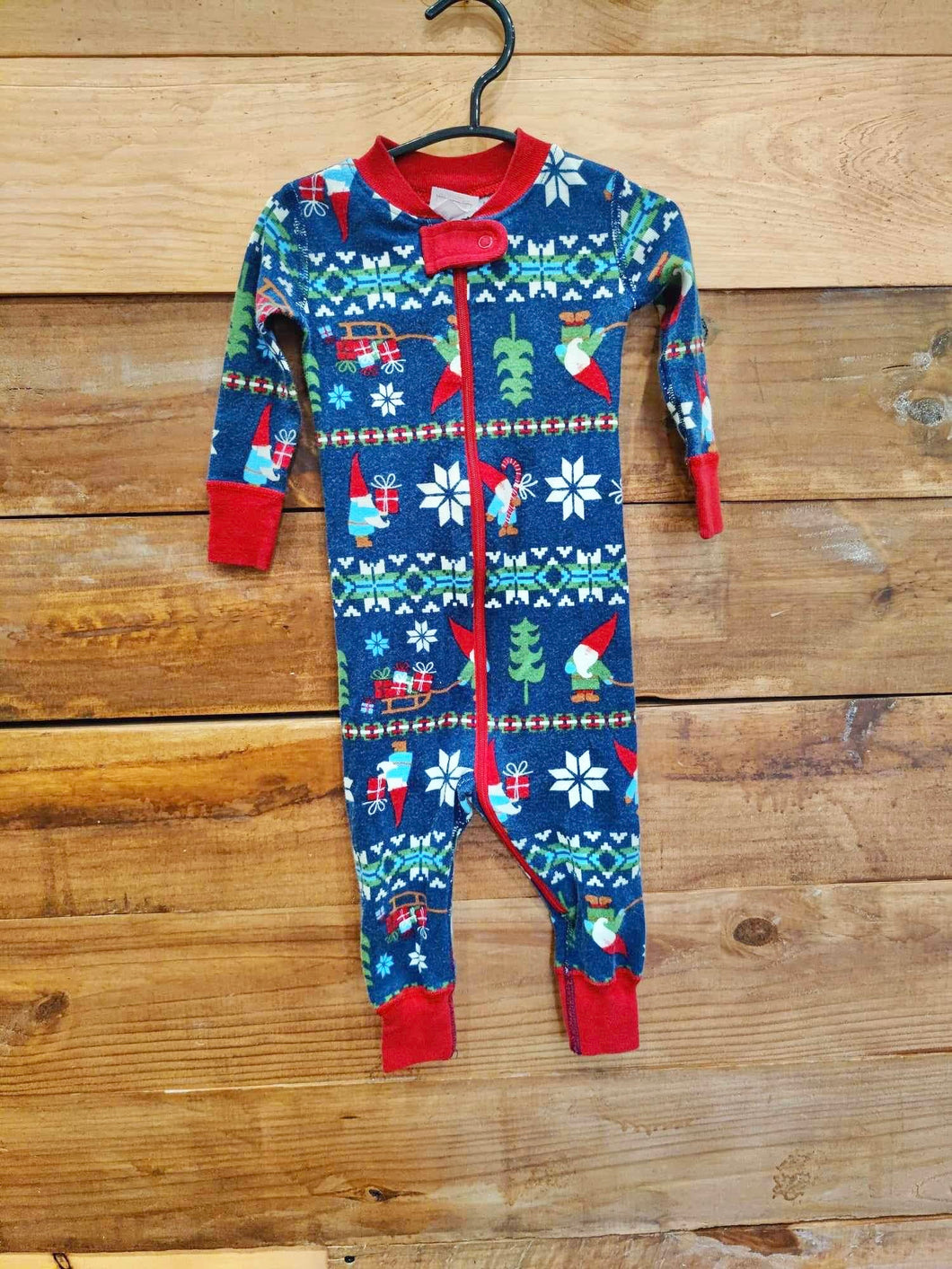 Hanna Andersson Gnome Sleeper Size 12-18m