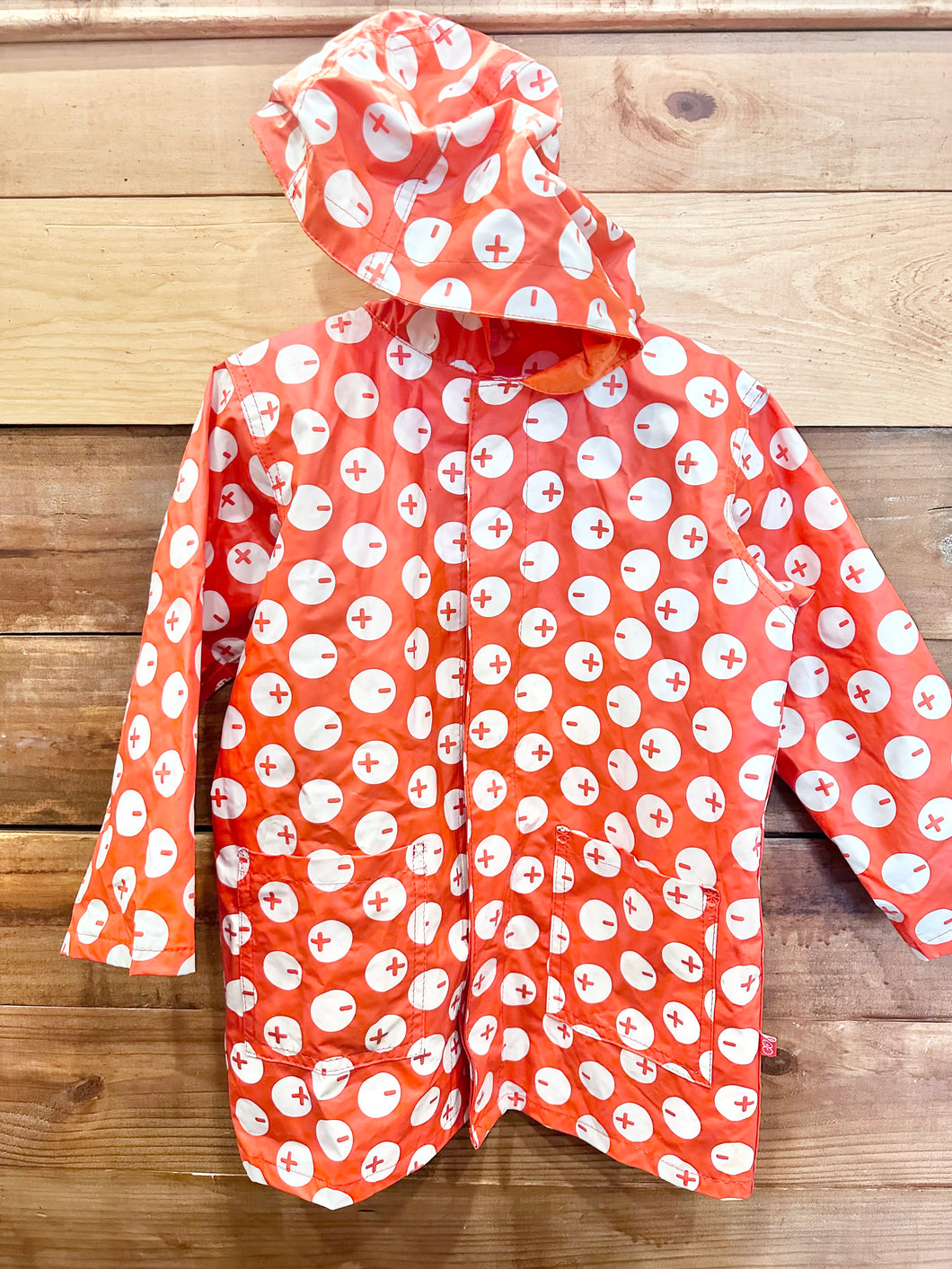 Magnetic Me Orange Raincoat Size 4T