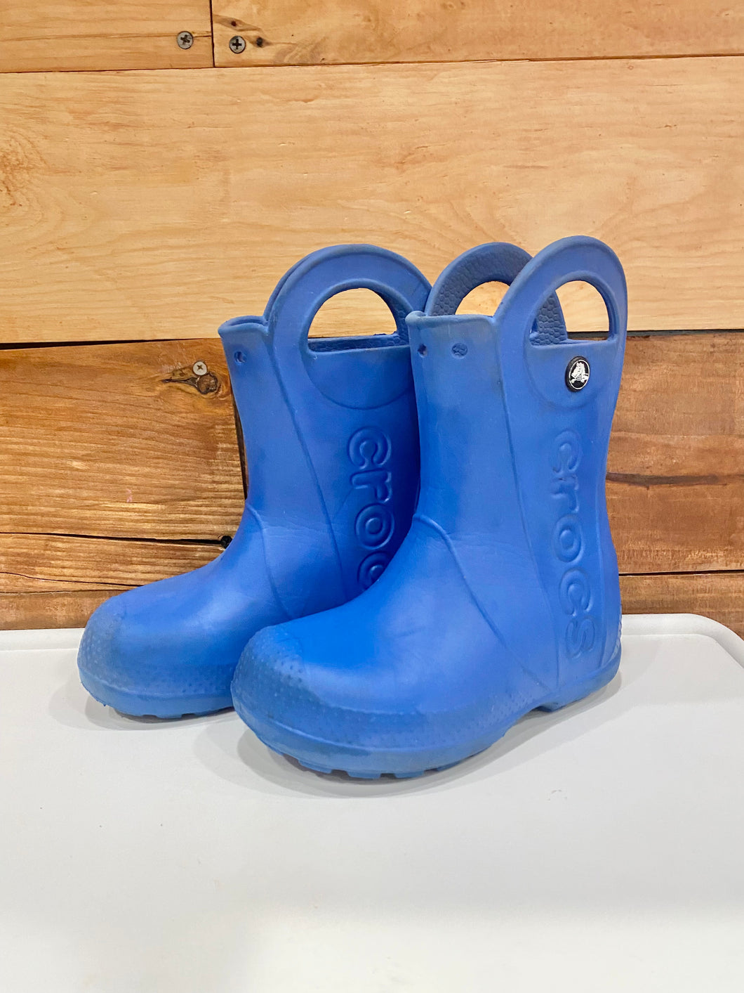 Crocs Blue Boots Size C11
