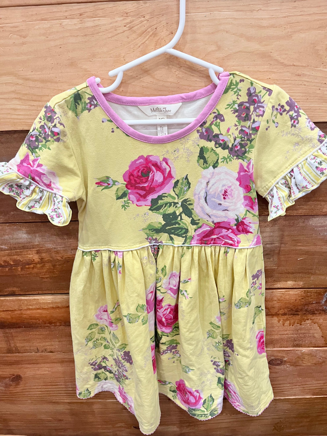Matilda Jane Yellow Roses Dress Size 6