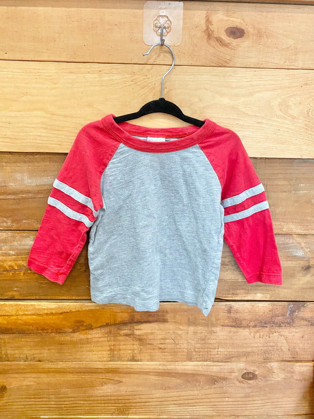Hanna Andersson Red & Gray Shirt Size 18-24m
