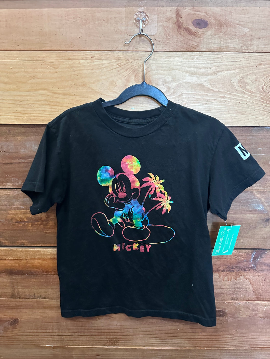 Disney Black Mickey Shirt Size 7-8