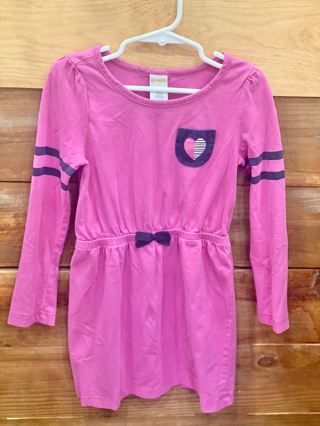 Gymboree Pink Heart Dress Size 6