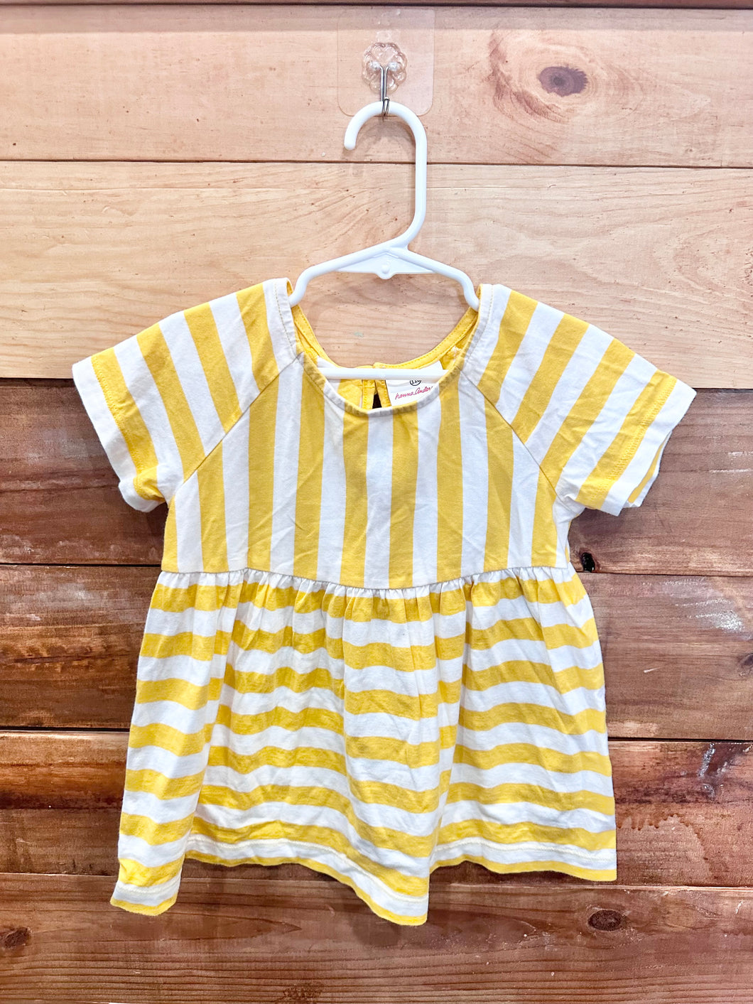 Hanna Andersson Yellow Striped Top Size 5