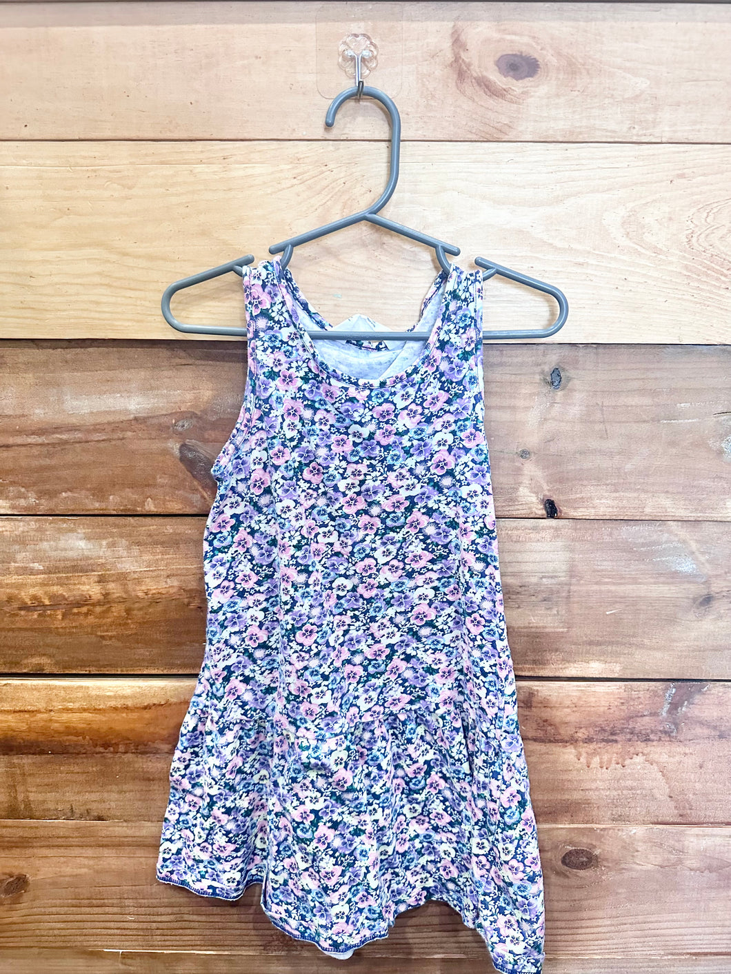 H&M Purple Flower Dress Size 5-6
