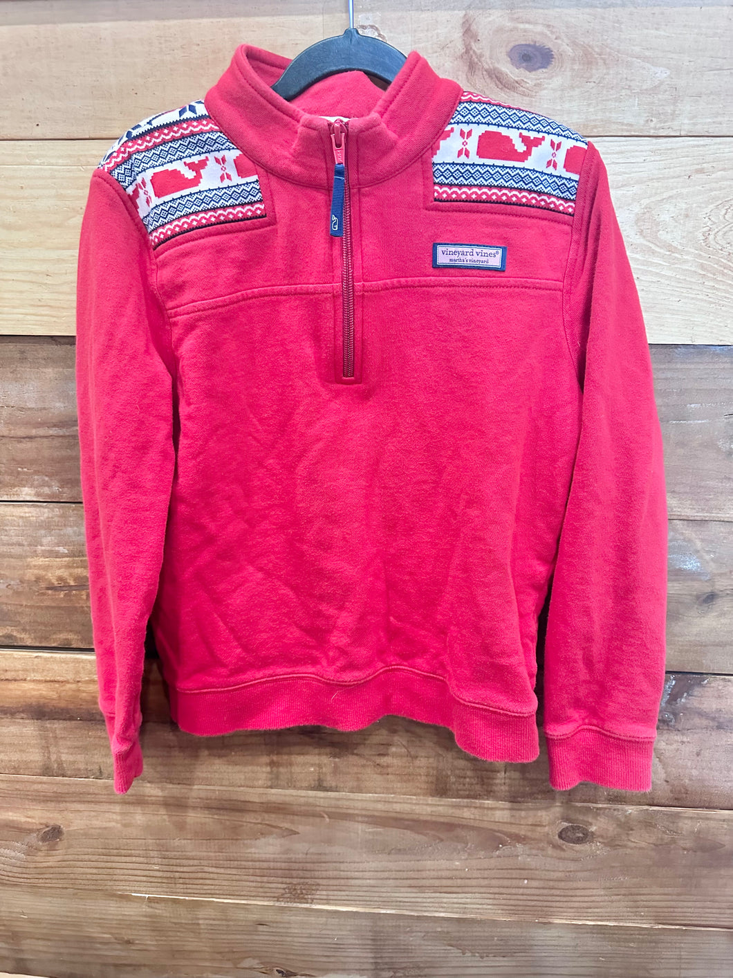 Vineyard Vines Red Pullover Size 10-12