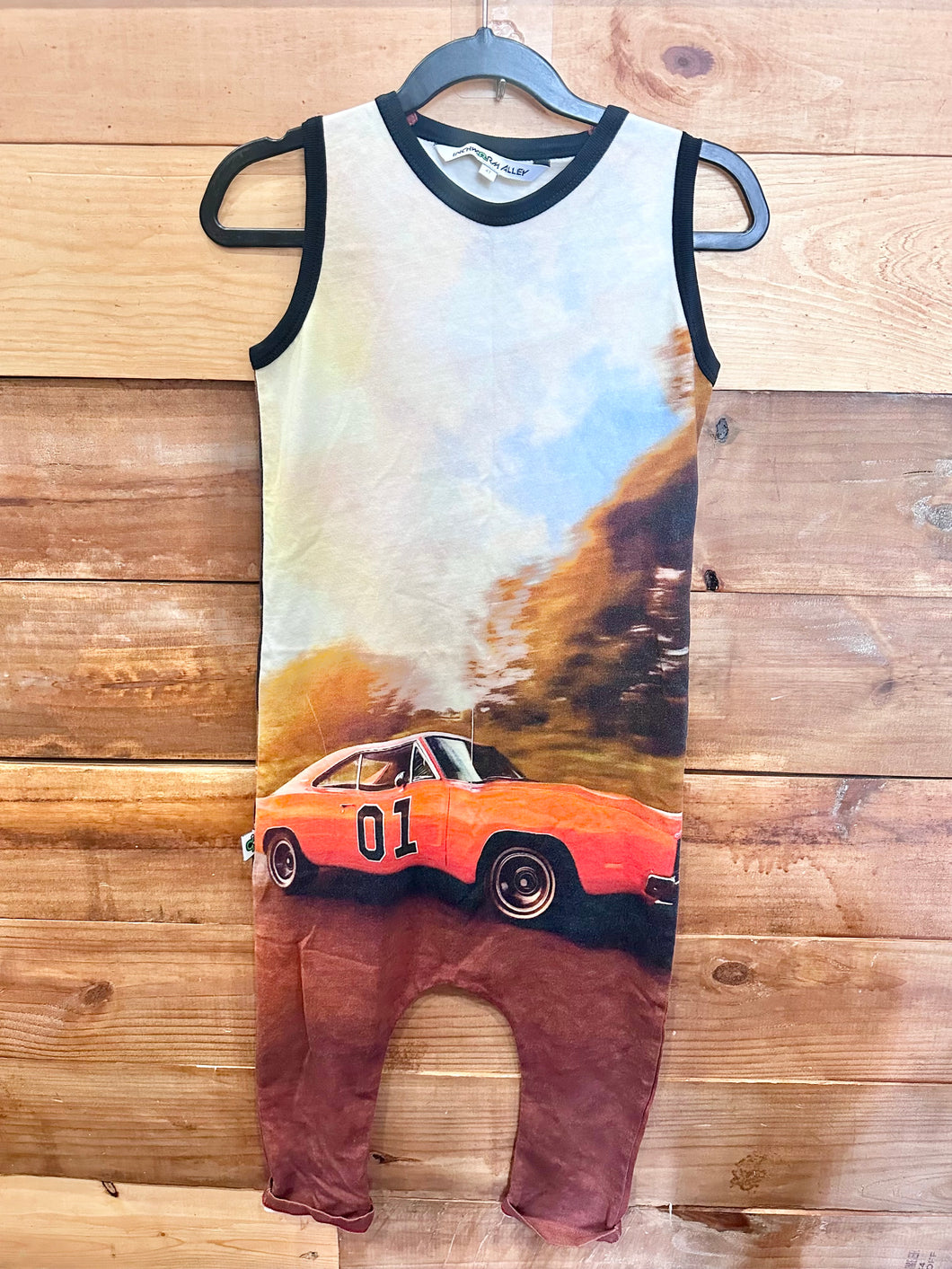 Inchworm Alley General Lee Romper Size 4T