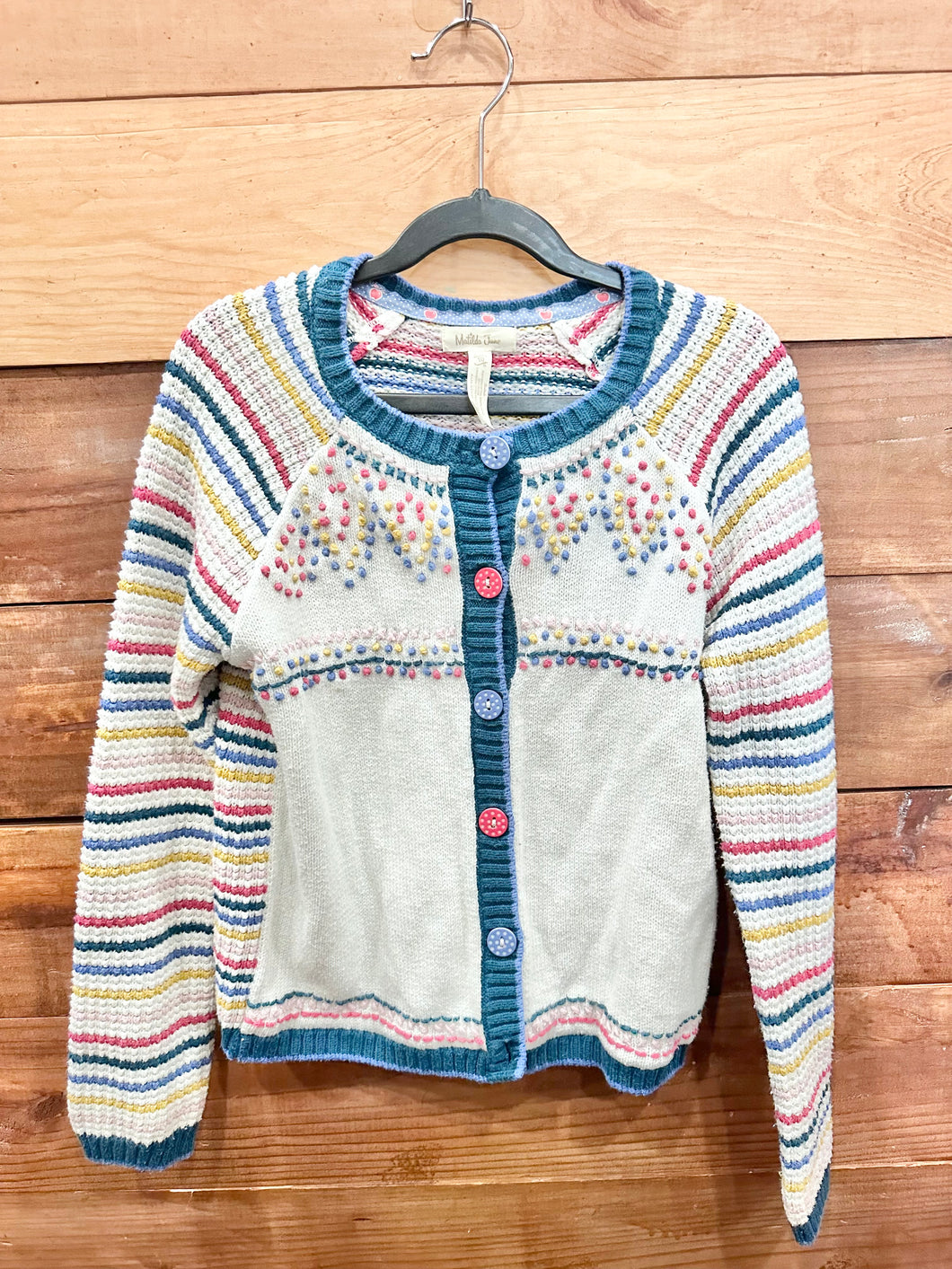 Matilda Jane Striped Knit Sweater Size 10