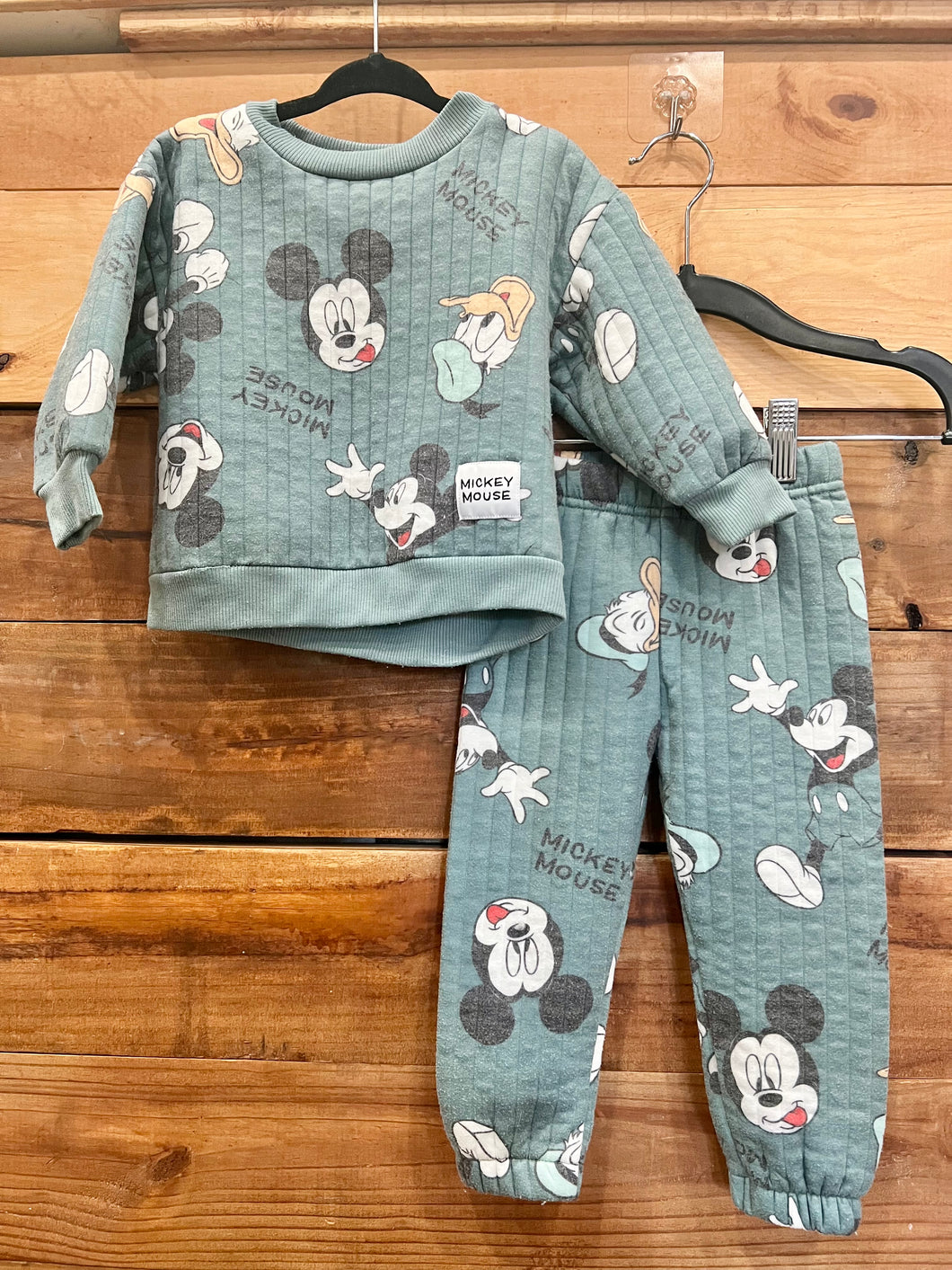 Disney Mickey 2pc Outfit Size 18m