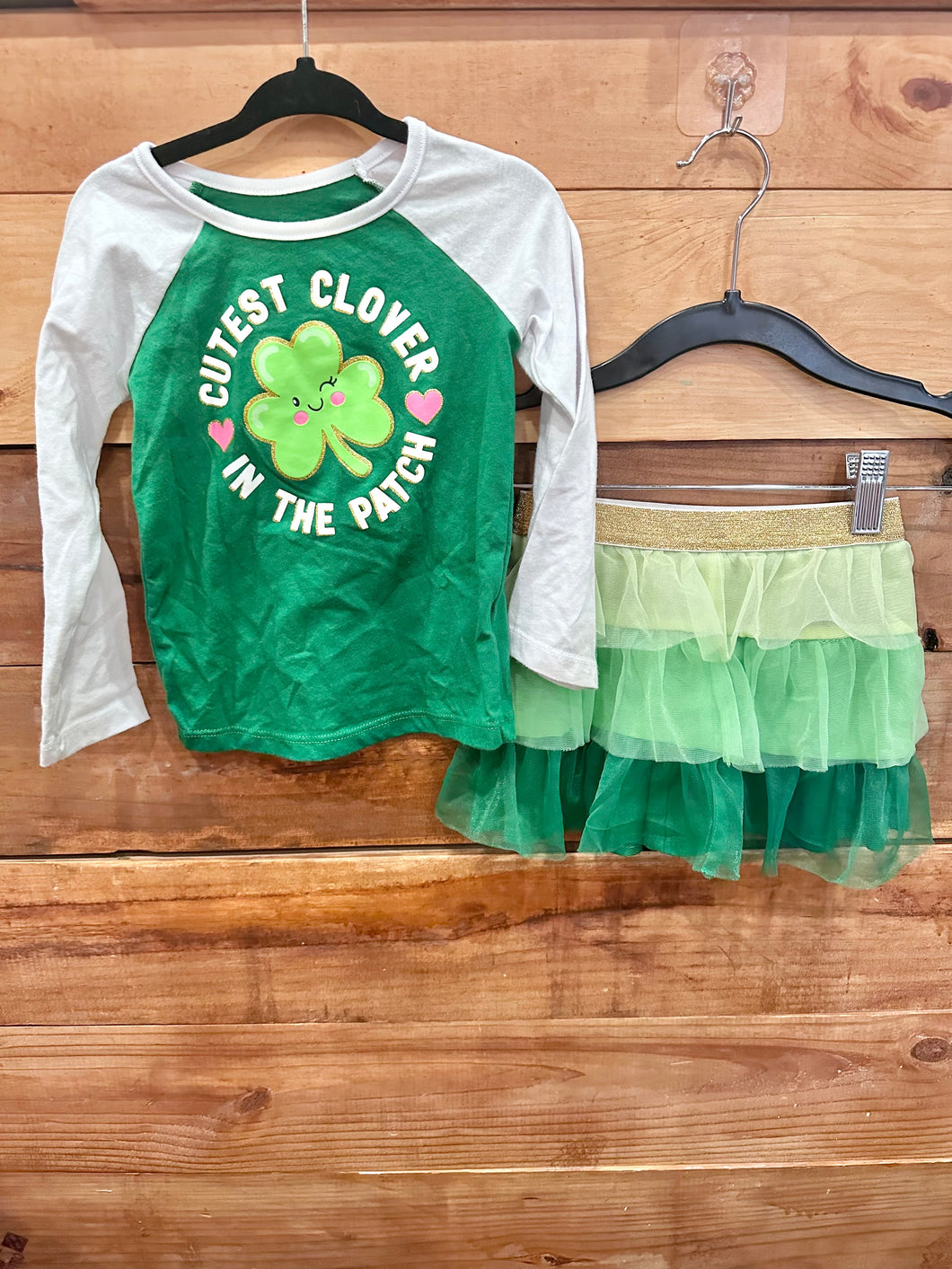 Cutest Clover 2pc Outfit Size 2T