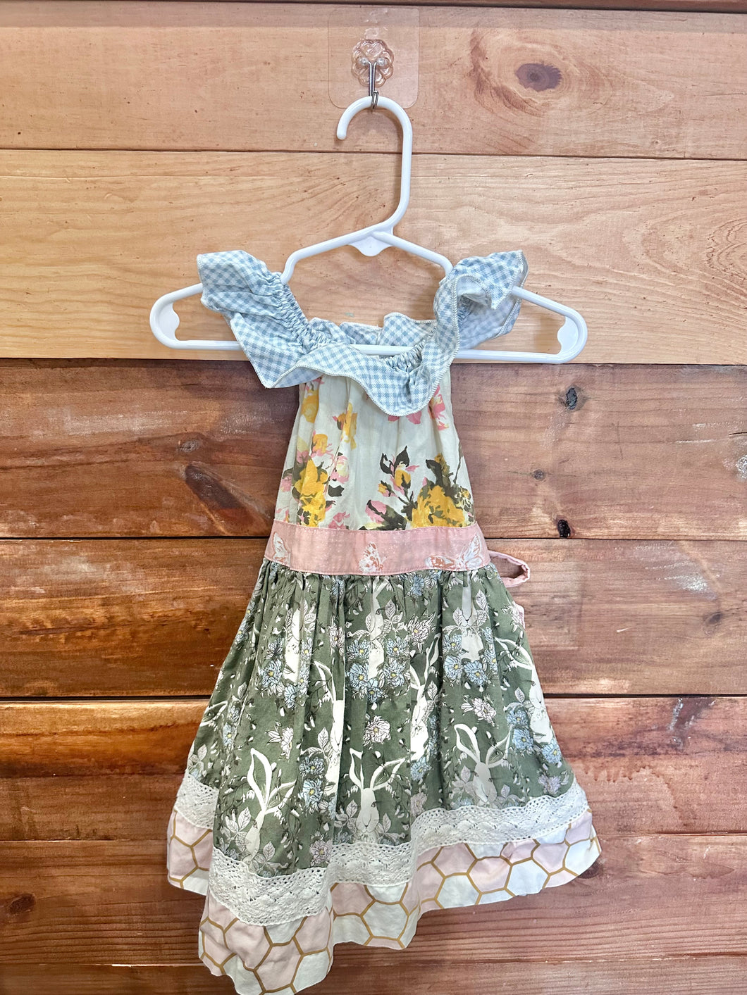 Matilda Jane Platinum Bunny Dress Size 4