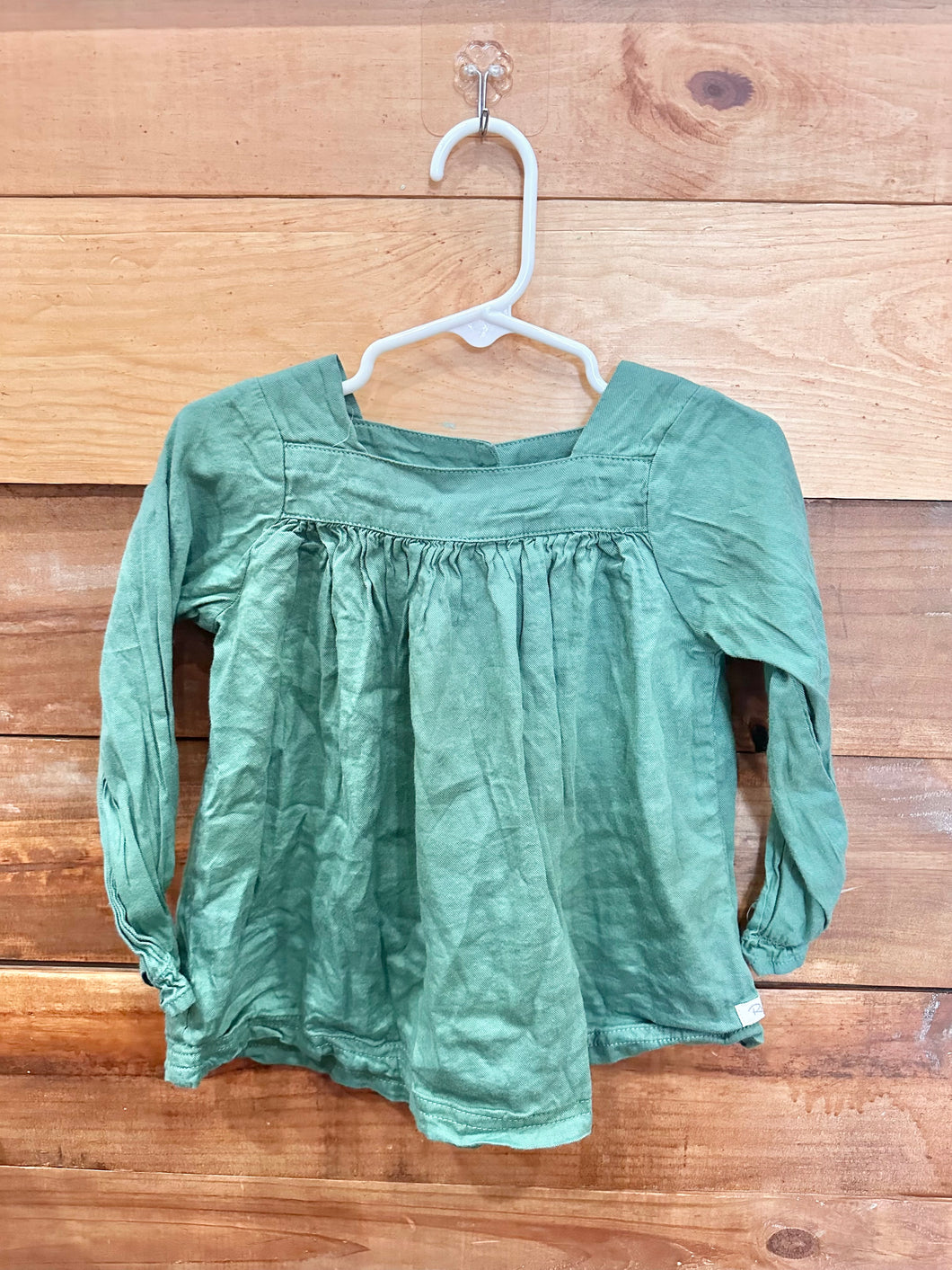 Ruffle Butts Green Top Size 3T