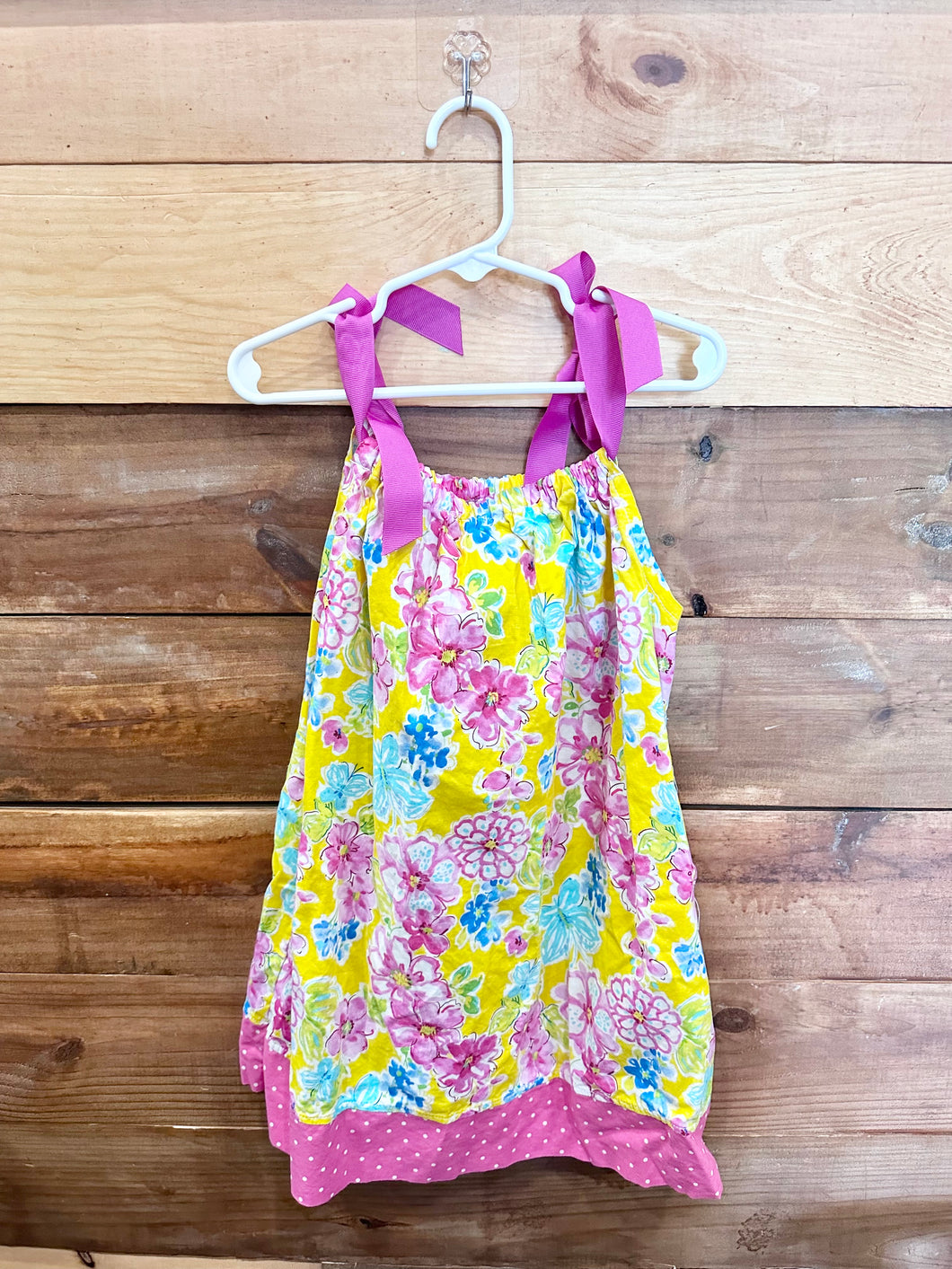 Yellow Flower Dress Size 3T