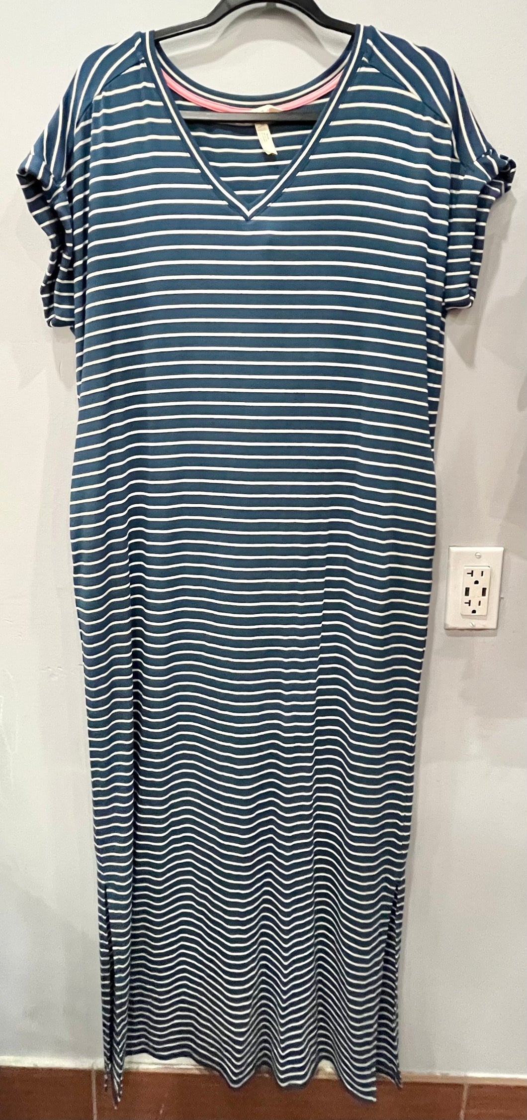 Matilda Jane Blue Striped Dress Size Small