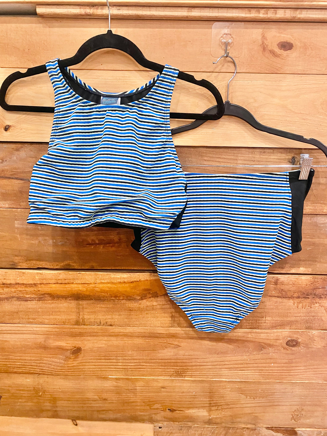 Motherhood Maternity Striped Swimsuit Size Medium