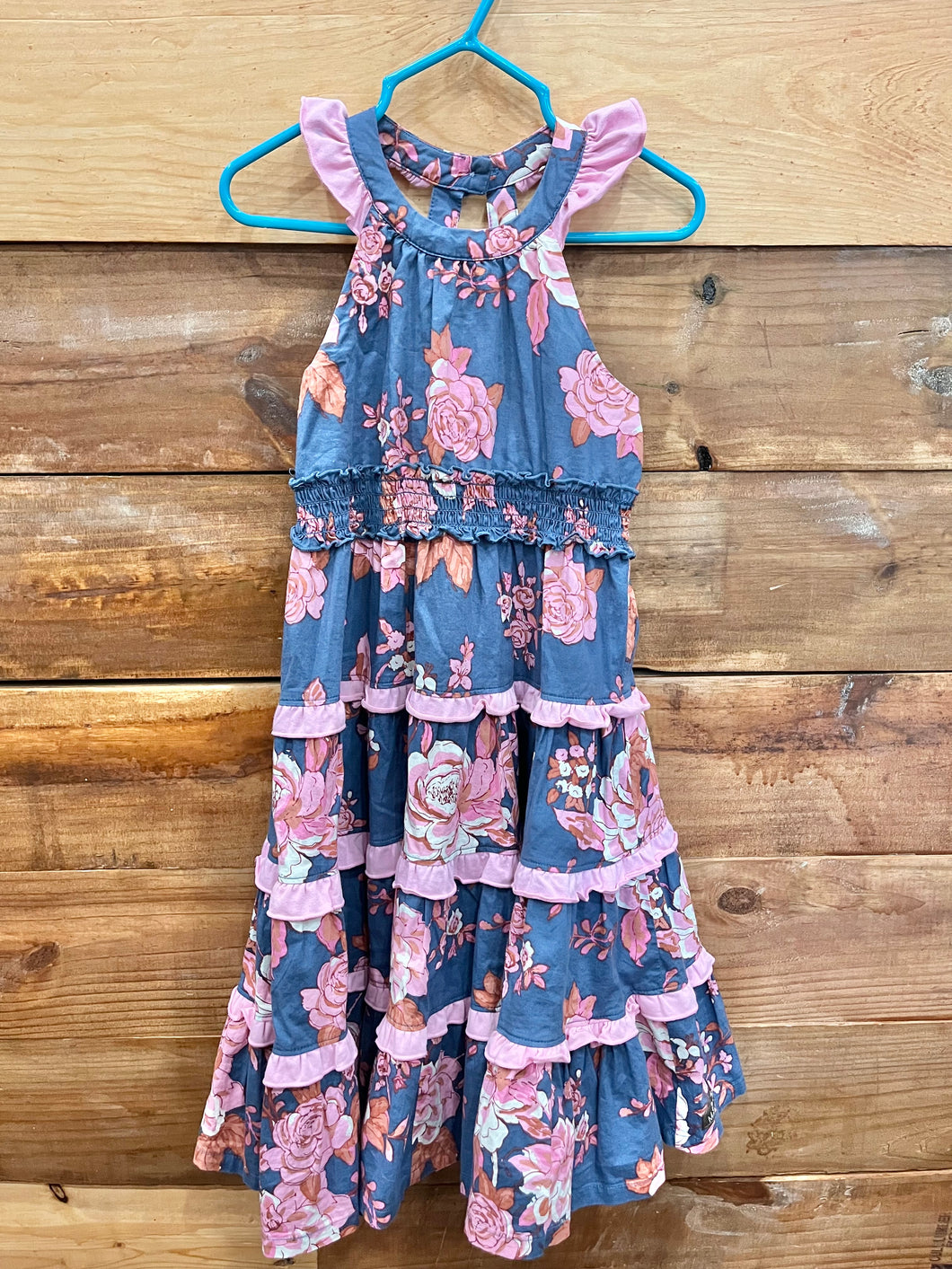 Matilda Jane Blue & Pink Dress Size 4