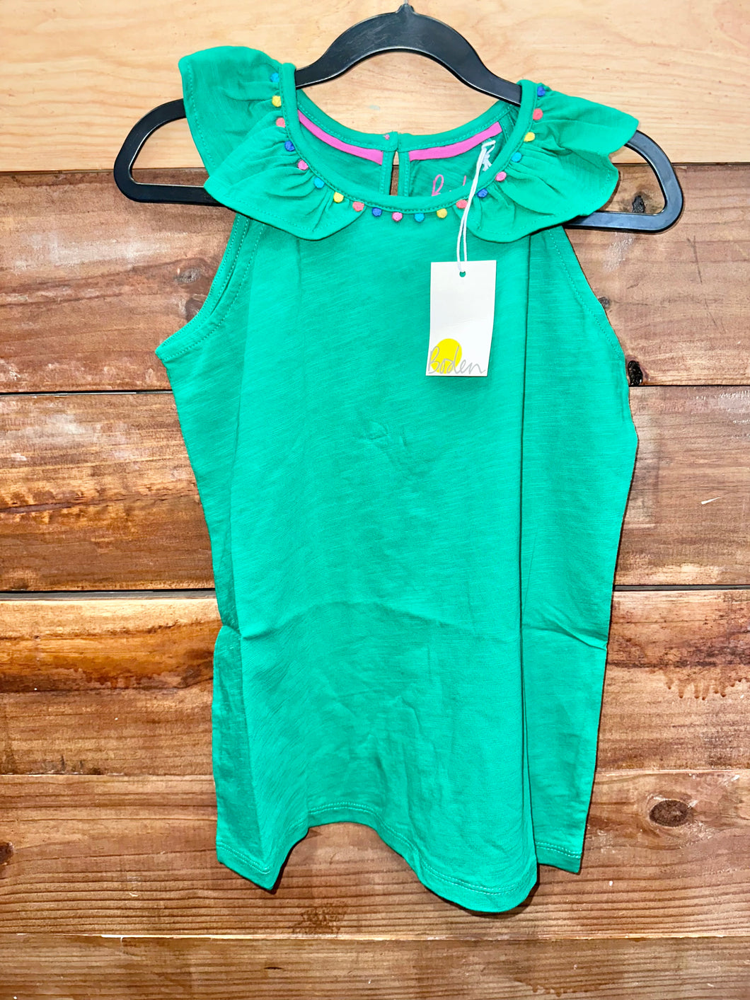 Mini Boden Green Top Size 9-10Y