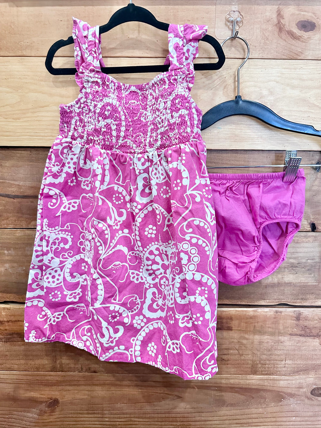 Gymboree Pink Paisley Dress w/Bloomers Size 3T