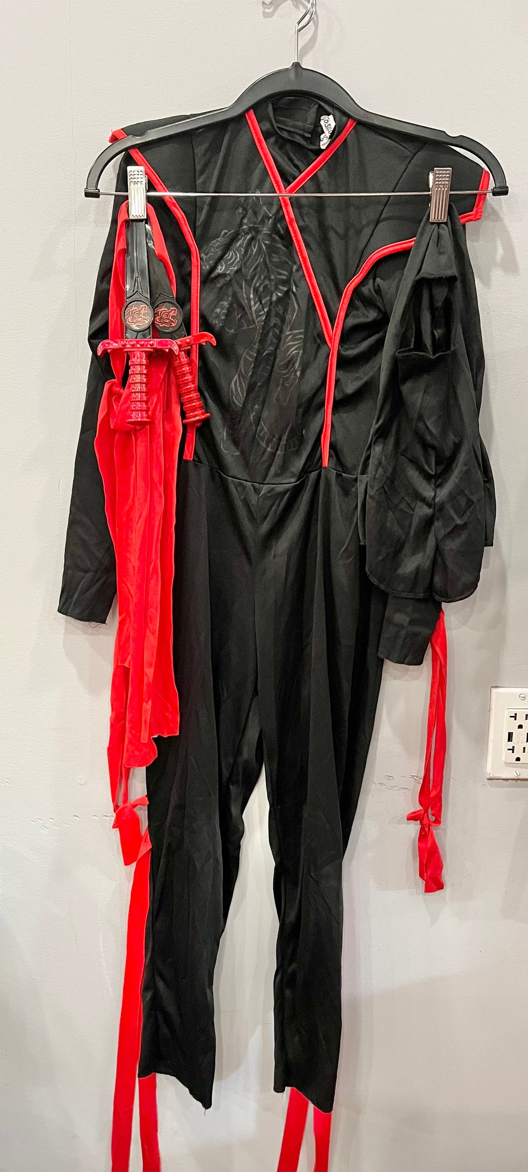 Shadow Ninja Costume Size 8-10