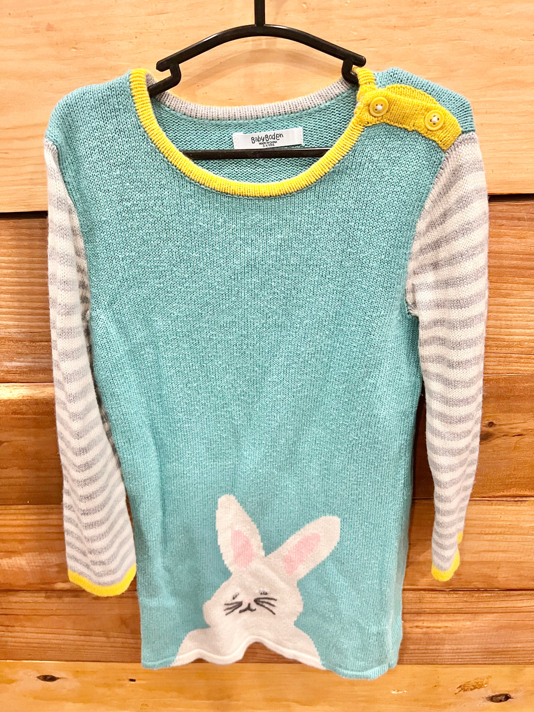 Baby Boden Bunny Dress Size 3-4Y
