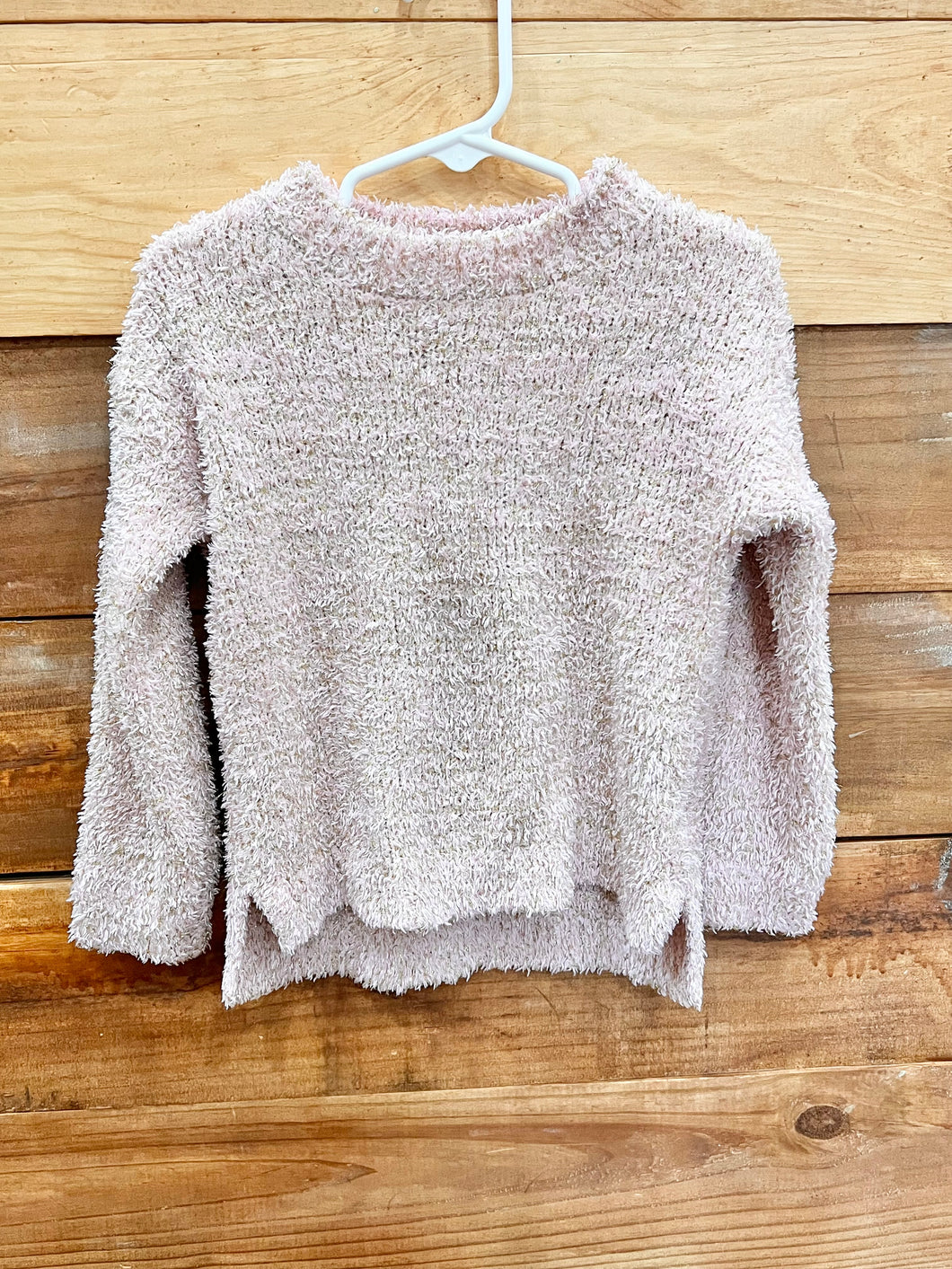 Cat & Jack Pink Glitter Sweater Size 3T