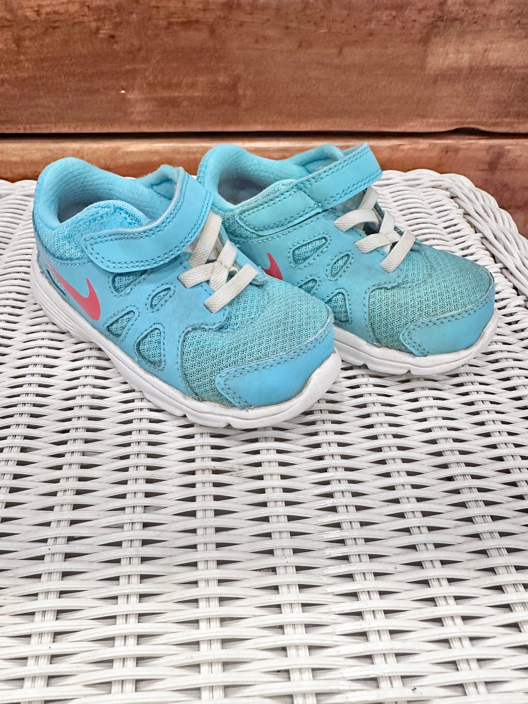 Nike Blue Tennis Shoes Size 4C*