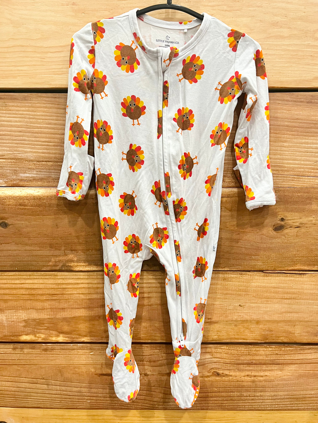 Little Pajama Co. Turkey Footie Size 3-6m