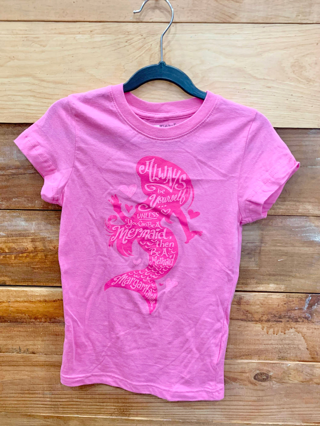 Pink Mermaid Shirt Size 5-6