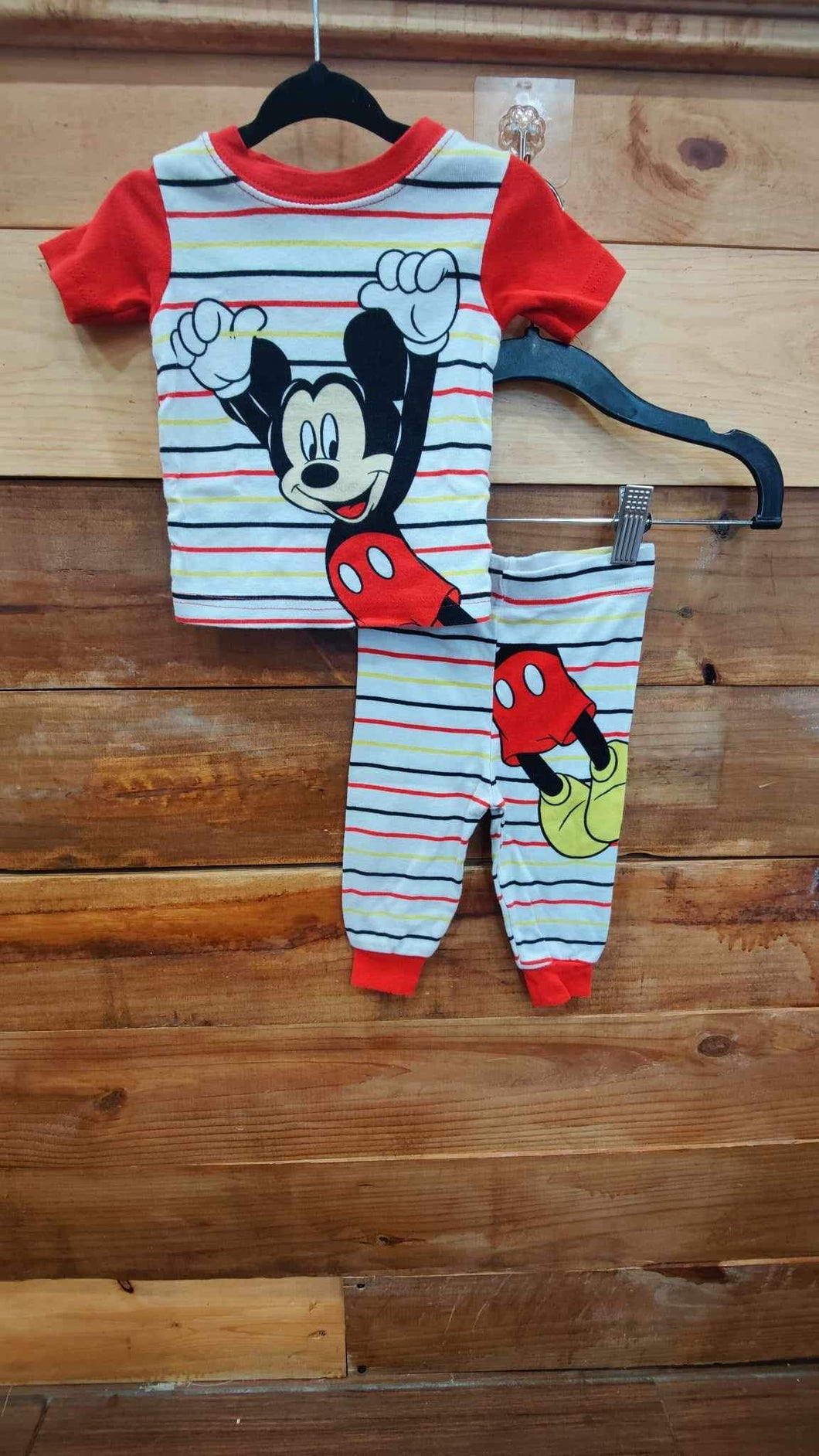 Disney Mickey Pajamas Size 12m
