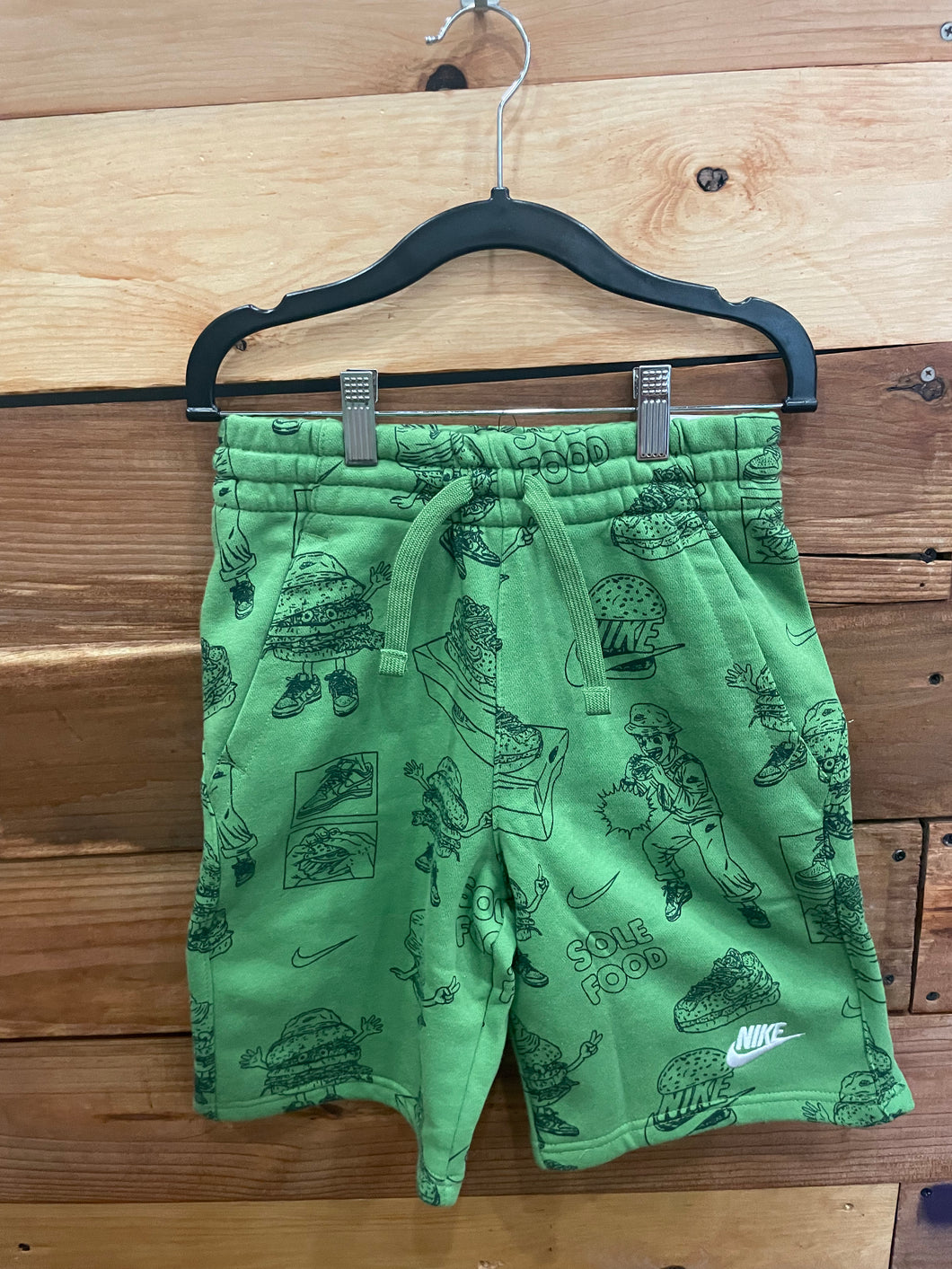 Nike Green Hamburger Shorts Size 10-12