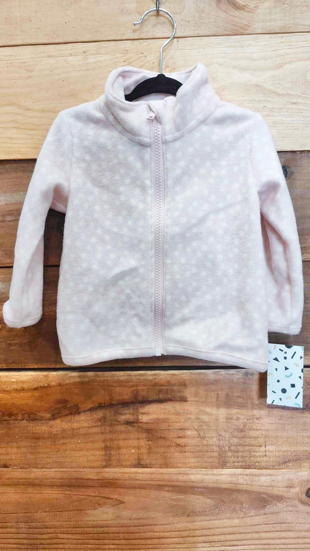 Harper Canyon Pink Dotted Jacket Size 12m