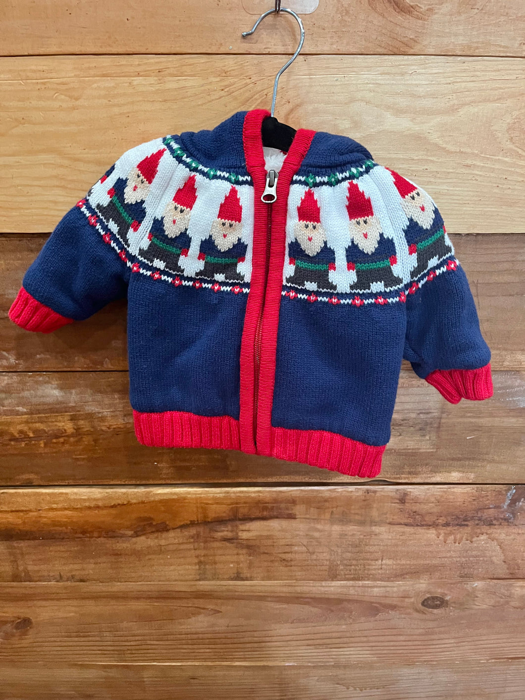 Hanna Andersson Gnome Sherpa Jacket Size 0-3m