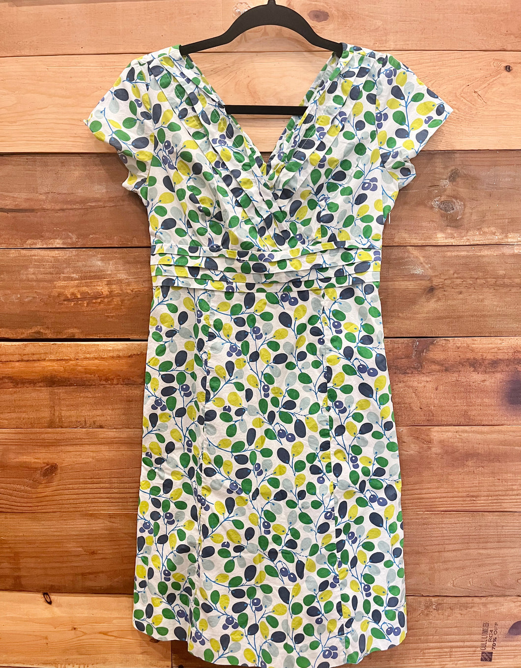 Boden Green Olive Dress Size 2P